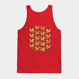 Cute Ancient Egyptian Sphinx Pattern Tank Top